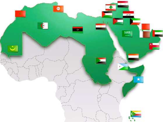 Arab Countries Map