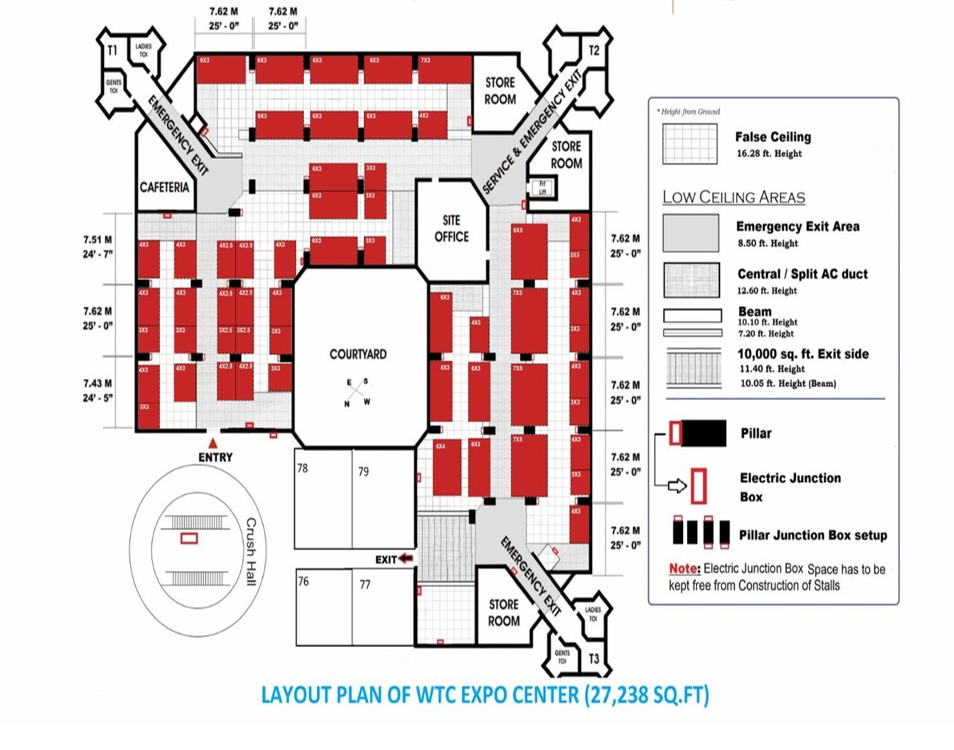 WTC Expo Centre Layout